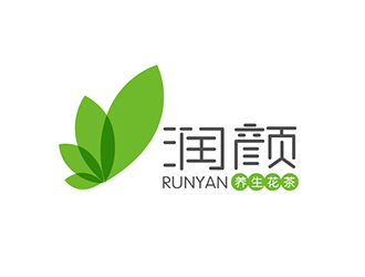 润颜字体logo设计LOGO设计 - LOGO123
