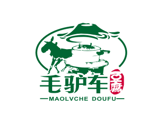 姜彦海的毛驴车豆腐logo设计