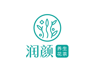 润颜字体logo设计LOGO设计 - LOGO123