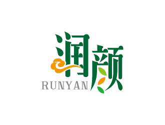 润颜字体logo设计LOGO设计 - LOGO123