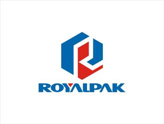 周都响的ROYALPAK英文标志logo设计