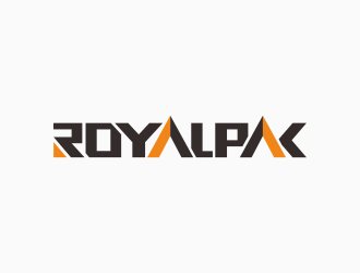林思源的ROYALPAK英文标志logo设计