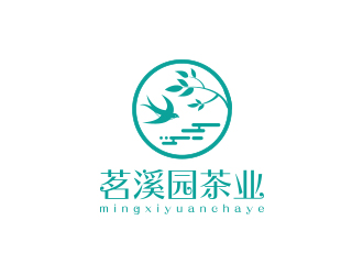 孙金泽的茗溪园茶叶店logo设计