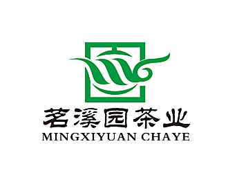 赵鹏的茗溪园茶叶店logo设计