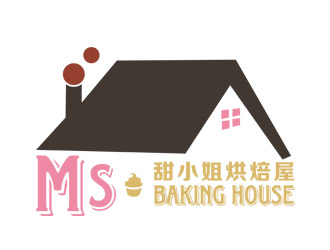 刘彩云的甜小姐烘焙屋logo设计