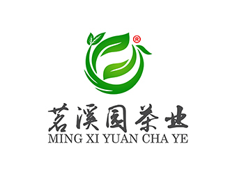 潘乐的茗溪园茶叶店logo设计