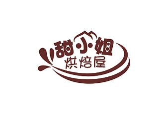盛铭的甜小姐烘焙屋logo设计