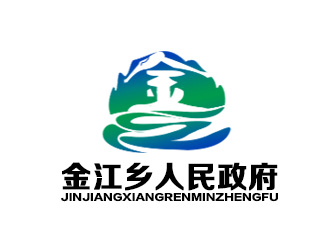 余亮亮的金江乡人民政府公众号徽标logologo设计