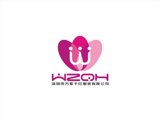 深圳市万紫千红服装有限公司标志设计logo设计
