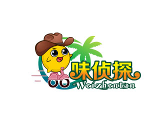 郭庆忠的味侦探休闲食品商标logo设计