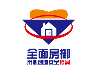 尹泽云的全面房御锁具商标logo设计