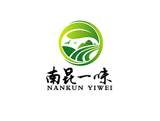秦晓东的南昆一味 生态农场logo设计