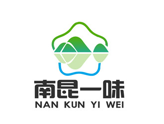 朱兵的南昆一味 生态农场logo设计