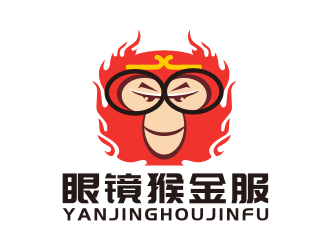 姜彦海的眼镜猴金服logo设计