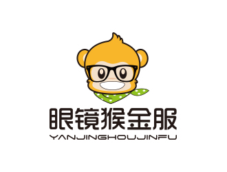 孙金泽的眼镜猴金服logo设计