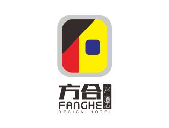 吴志超的方合F设计酒店logo设计