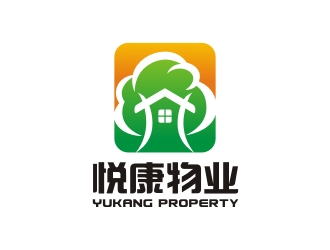 重庆悦康物业管理有限公司标志logo设计