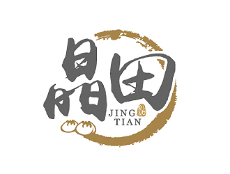 晶田粤菜餐厅标志logo设计