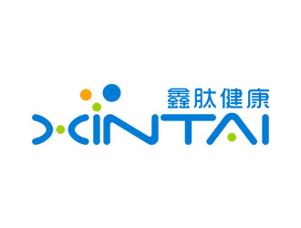 郭重阳的鑫肽健康logo设计