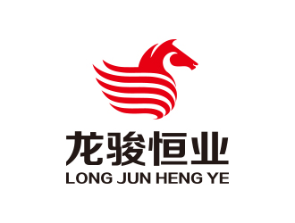 孙金泽的青岛龙骏恒业商贸有限公司logo设计
