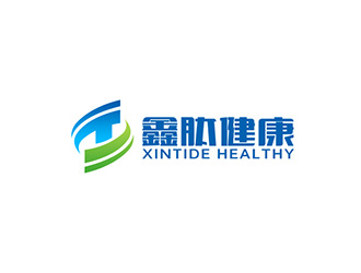 吴晓伟的鑫肽健康logo设计
