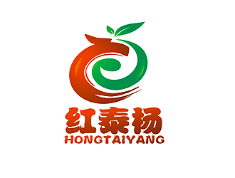 盛铭的红泰杨水果批发店铺标志logo设计