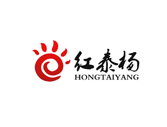 吴晓伟的红泰杨水果批发店铺标志logo设计