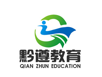 朱兵的贵州黔遵教育咨询有限公司logo设计