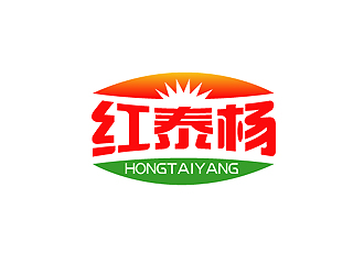 秦晓东的红泰杨水果批发店铺标志logo设计