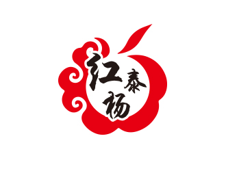 孙金泽的红泰杨水果批发店铺标志logo设计