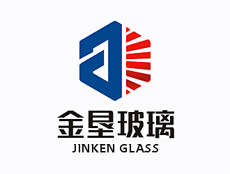 梁俊的金垦玻璃工业双辽有限公司logo设计
