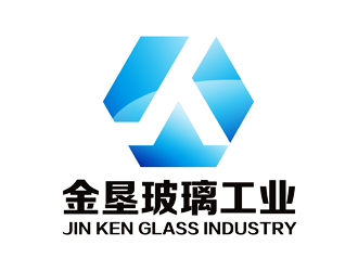 谭家强的金垦玻璃工业双辽有限公司logo设计