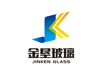 勇炎的金垦玻璃工业双辽有限公司logo设计