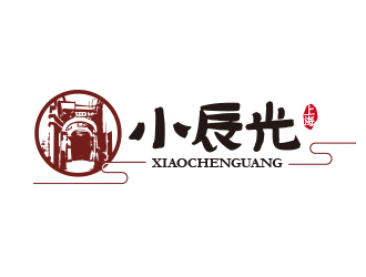 勇炎的上海小辰光logo设计