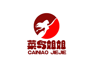 秦晓东的菜鸟姐姐食品快餐标志logo设计