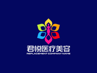 钟炬的君悦医疗美容美体logo设计