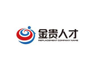 钟炬的金贵人才logo设计