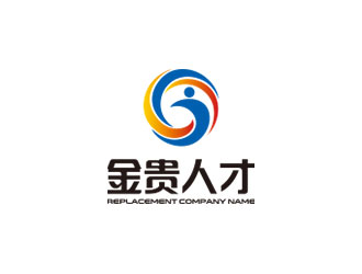 钟炬的金贵人才logo设计