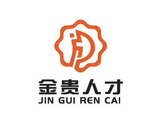 彭波的金贵人才logo设计