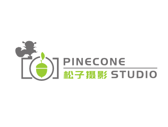 姜彦海的松子摄影PINECONE STUDIOlogo设计