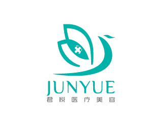 连杰的君悦医疗美容美体logo设计