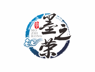 墨之荣海鲜熟食店标志logo设计
