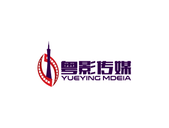 陈兆松的粤影传媒有限公司标志logo设计