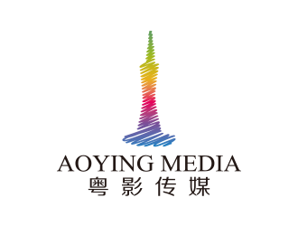 黄安悦的粤影传媒有限公司标志logo设计