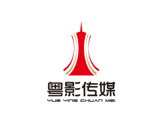 孙金泽的粤影传媒有限公司标志logo设计