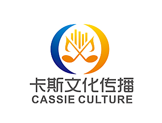 赵鹏的英文标志 - Cassie Culturelogo设计
