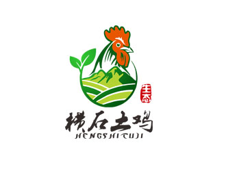 郭庆忠的横石土鸡品牌logo及公司品牌标示设计logo设计