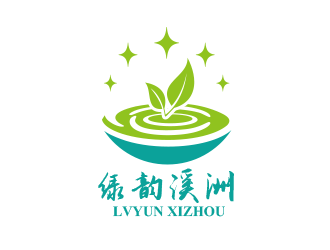 黄安悦的生态农业品牌logo 山水元素logo设计