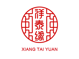 王娟的祥泰缘水饺店logologo设计