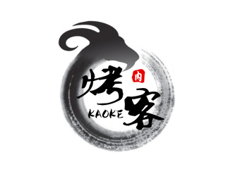 余亮亮的烧烤店logo - 烤客logo设计